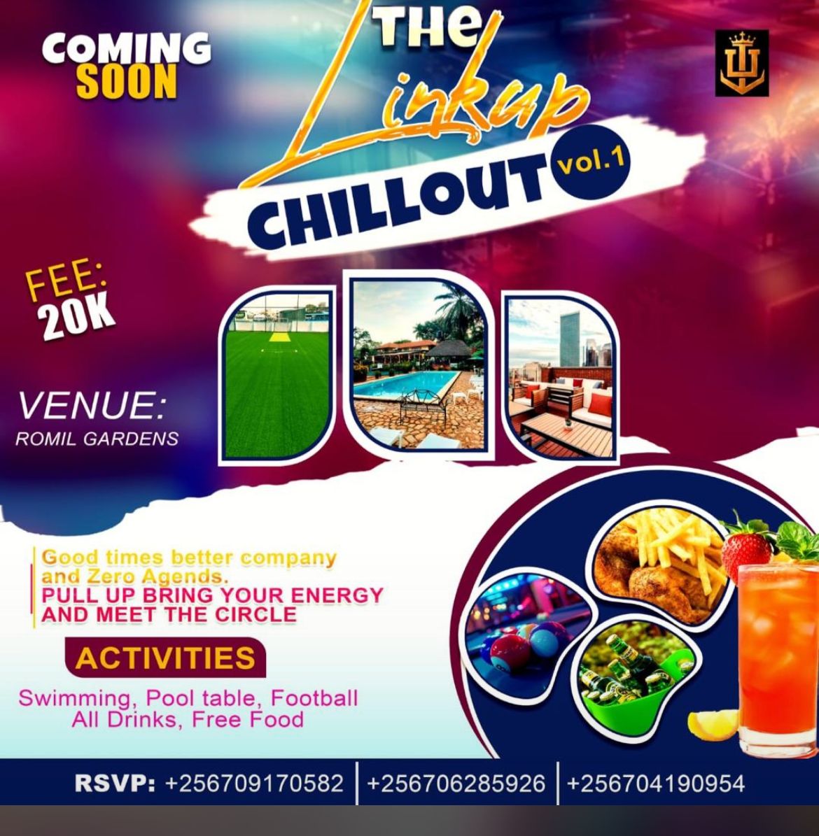 Link Up Chillout Vol.1 event flyer